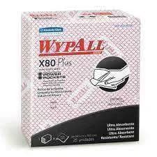 Paños de limpieza industrial WypAll X80 Plus ultra absorbentes y resistentes