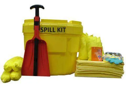Kit universal para derrames y kit para derrames peligrosos con absorbentes profesionales - imagen 2