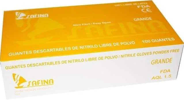 Guantes descartables de nitrilo libre de polvo - imagen 3
