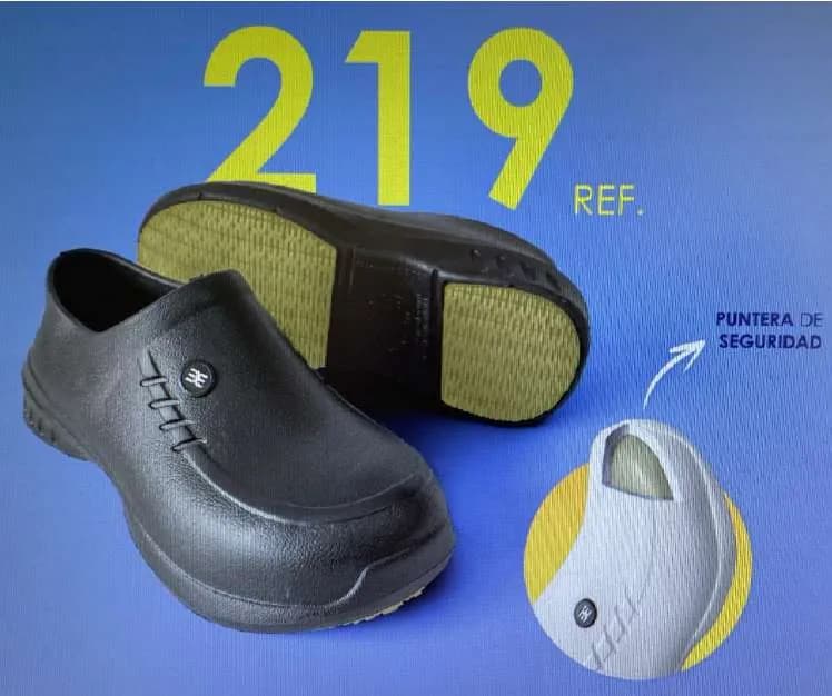 Calzado institucional EVACOL - zuecos y zapatos antideslizantes ref. 219, 080 y 114 - imagen 1